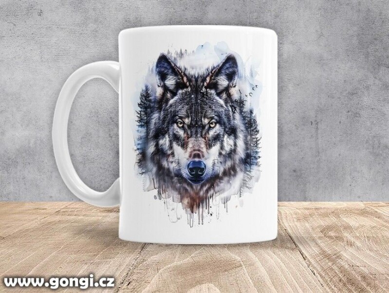 Hrnek - 0398 - Forest - Vlk v krajině 02